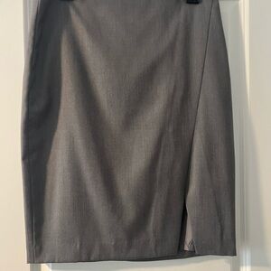 Marc New York Gray Pencil Skirt Knee-length Asymmetrical for Work